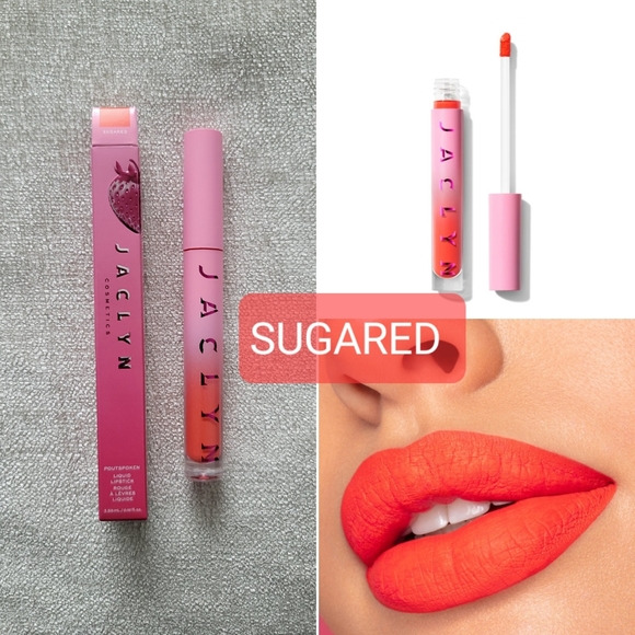 NEW Jaclyn Lip Poutspoken Liquid Lipstick SUGARED - Picture 1 of 6